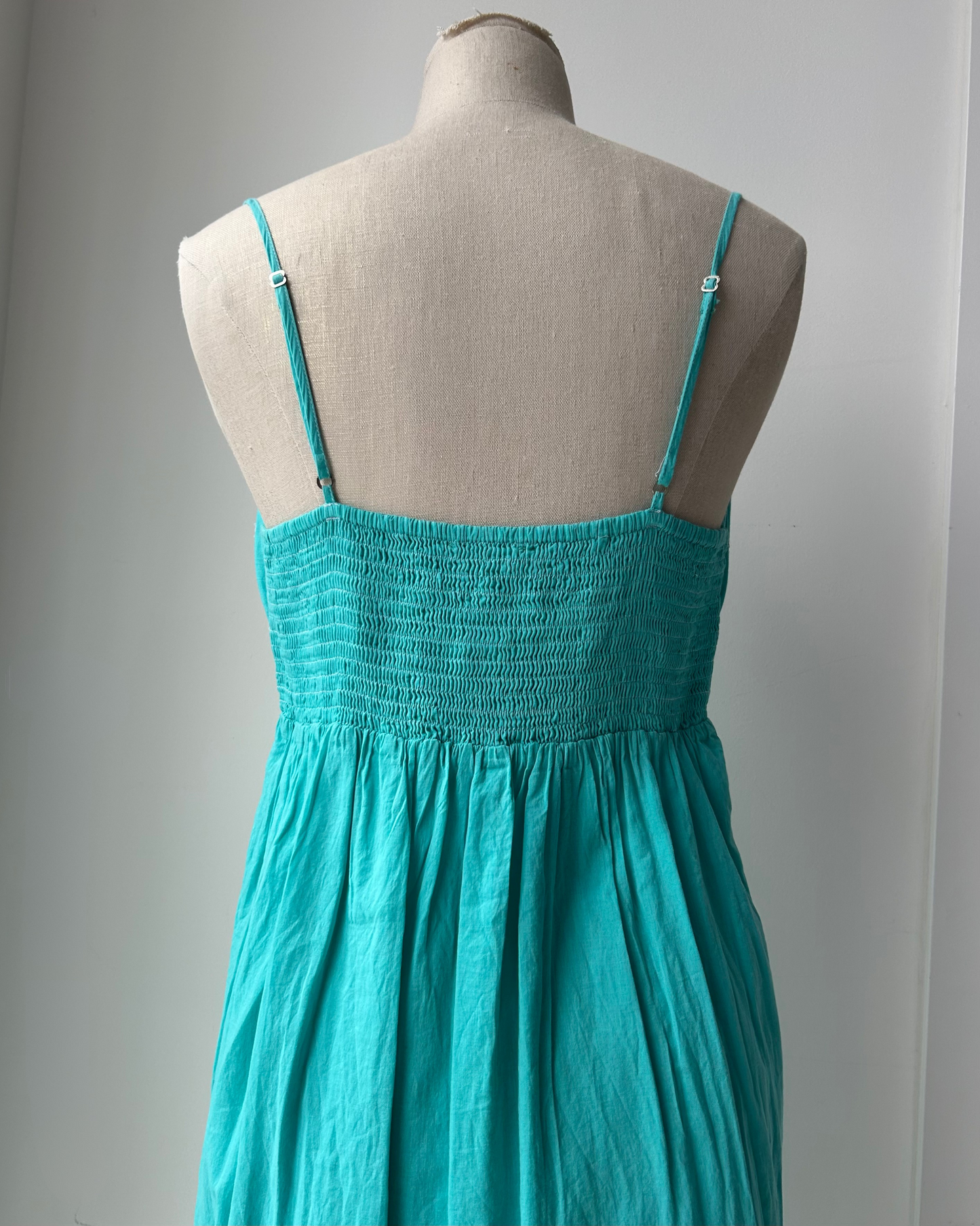 Turquoise Maxi Summer Dress - Medium