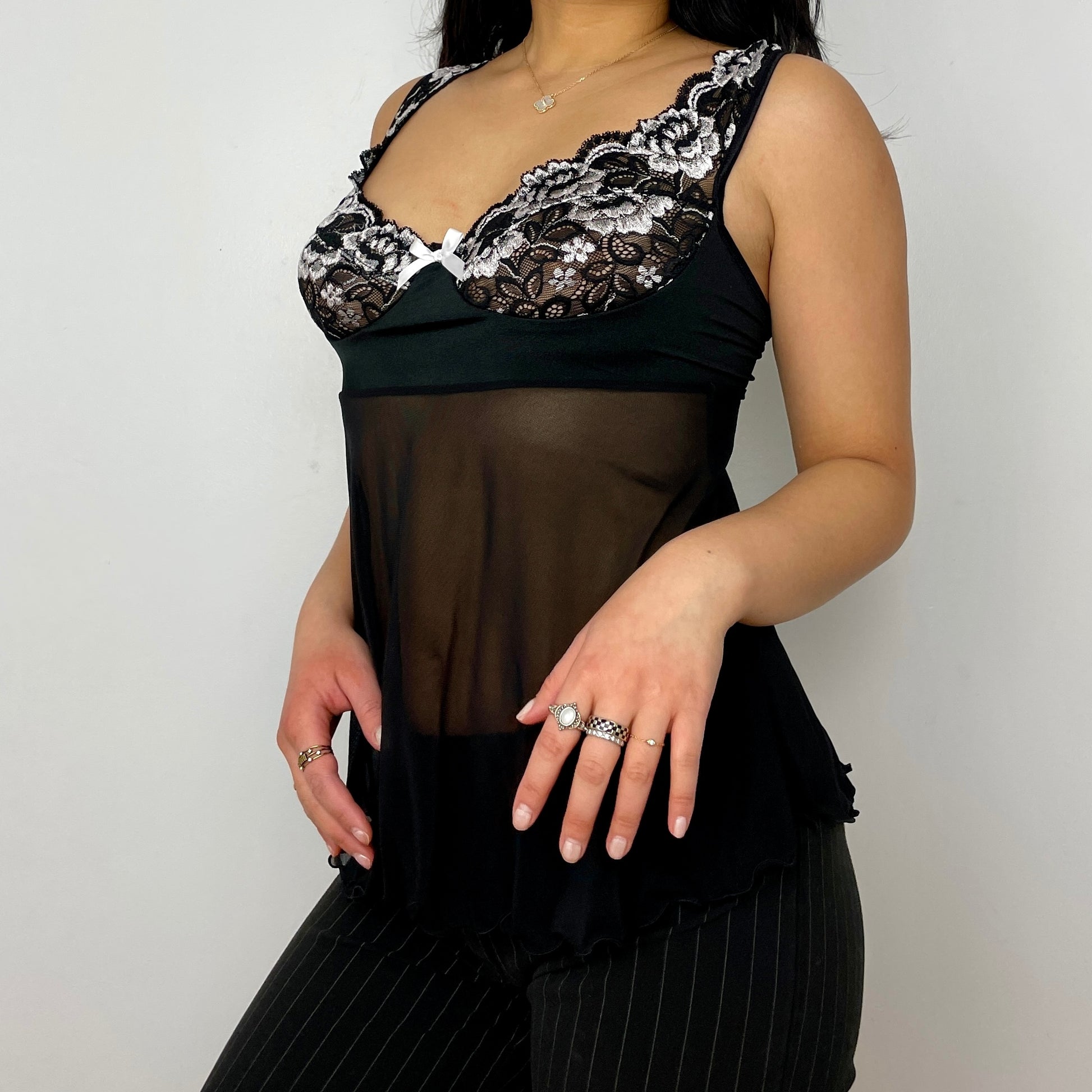 Black Lingerie Top - Zoehify