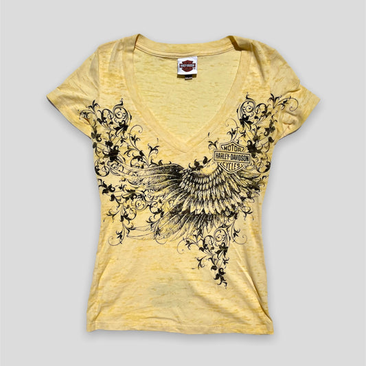 Yellow Harley Davidson Tee - Zoehify