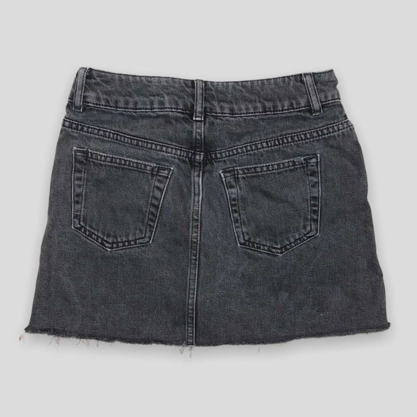 Black Denim Mini Skirt - Zoehify