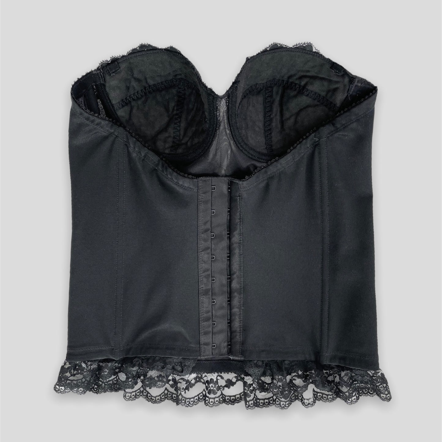 Black Strapless Corset - Zoehify