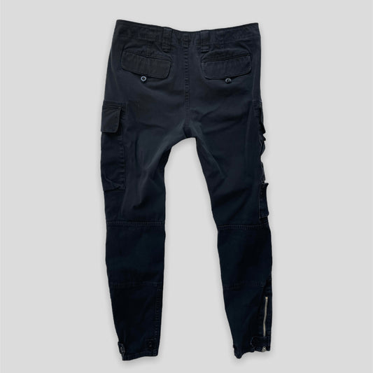 Black Ralph Lauren Low Rise Cargo Pants - Medium/W31
