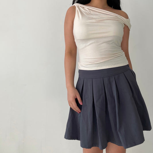 Pleated Mini Skirt - Small/Medium