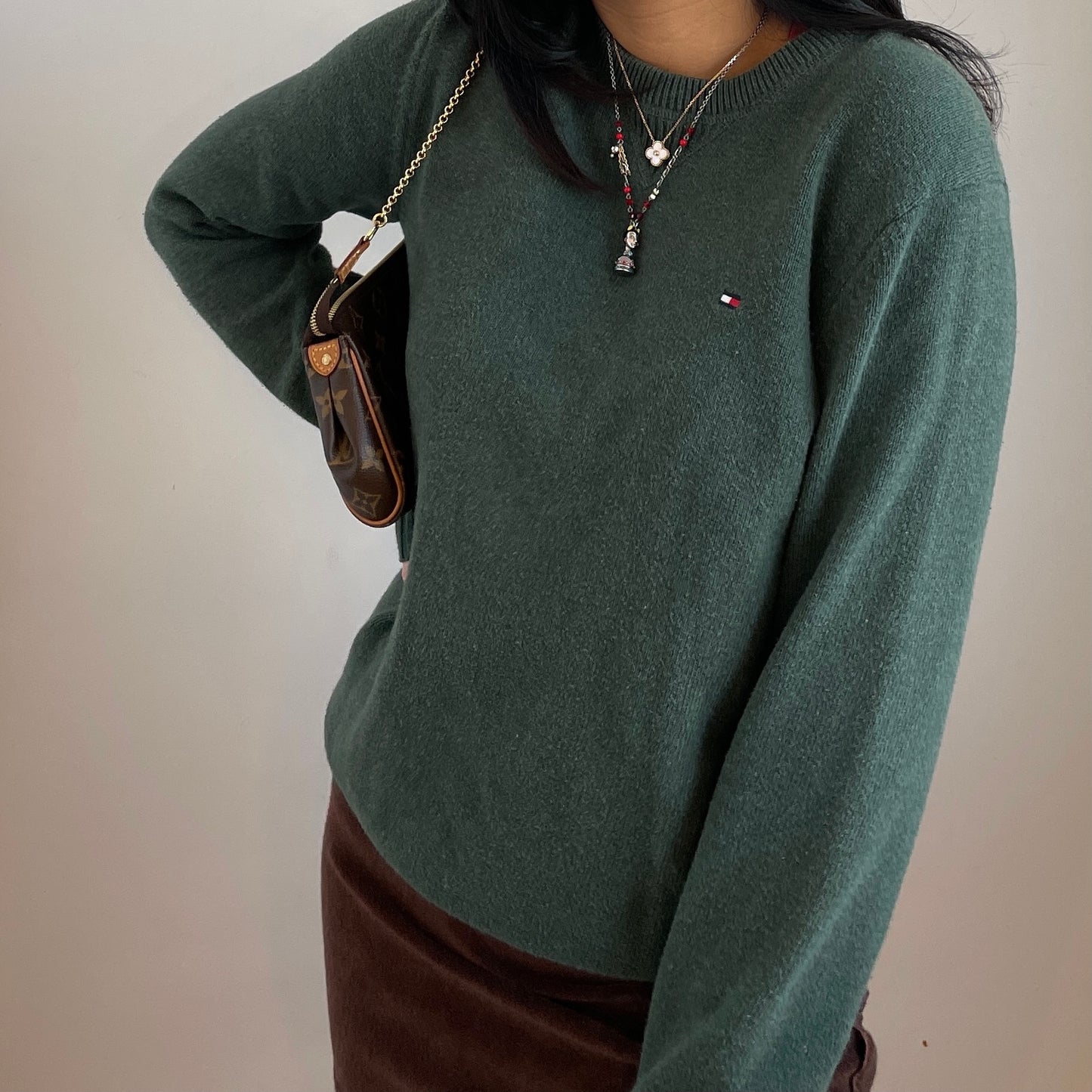 Forest Green Tommy Hilfiger Jumper - Zoehify