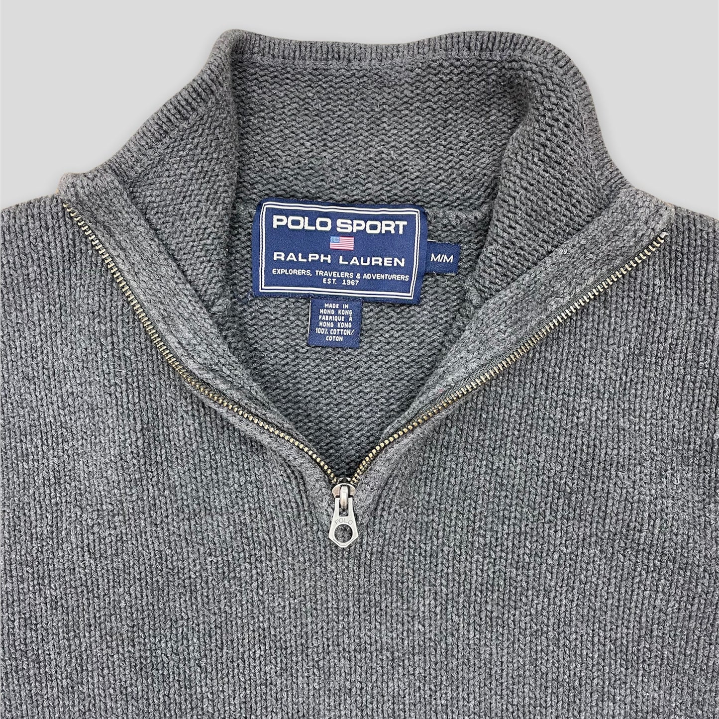 Polo Sport Ralph Lauren Grey Quarter Zip - Zoehify