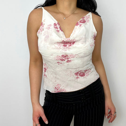 White Cowl Neck Top - Zoehify