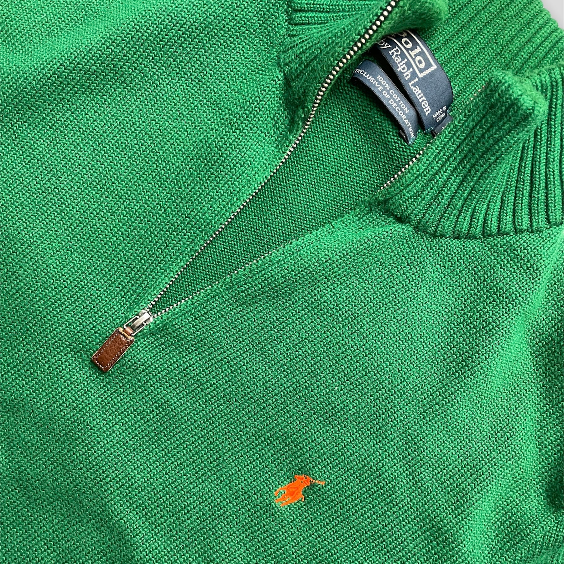 Green Ralph Lauren Quarter Zip - Zoehify