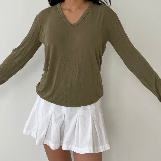 Roberto Cavalli Khaki Long Sleeved Tee - Zoehify