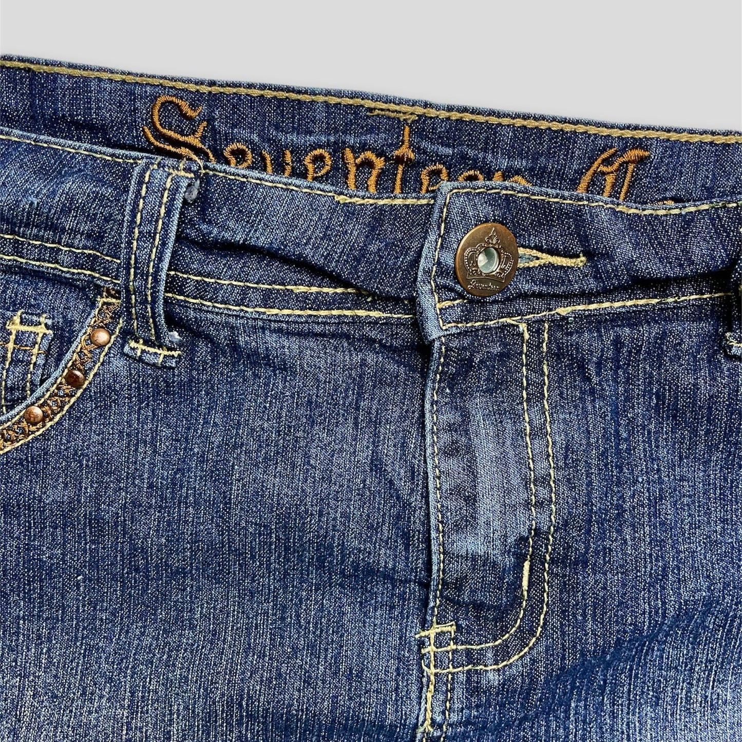 Indigo Denim Mini Skirt - Zoehify