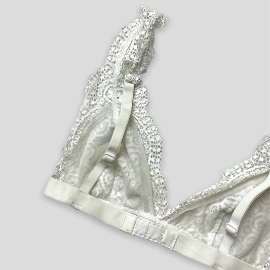Jack Wills White Lace Bralette - Zoehify