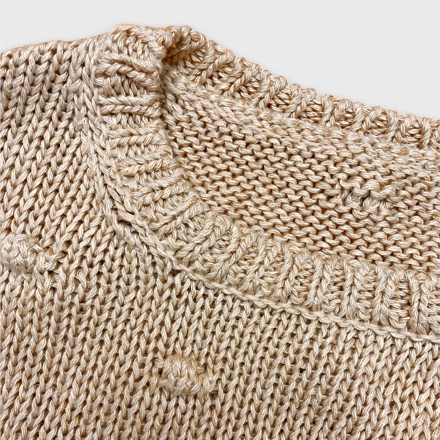 Chunky Beige Knit - Zoehify