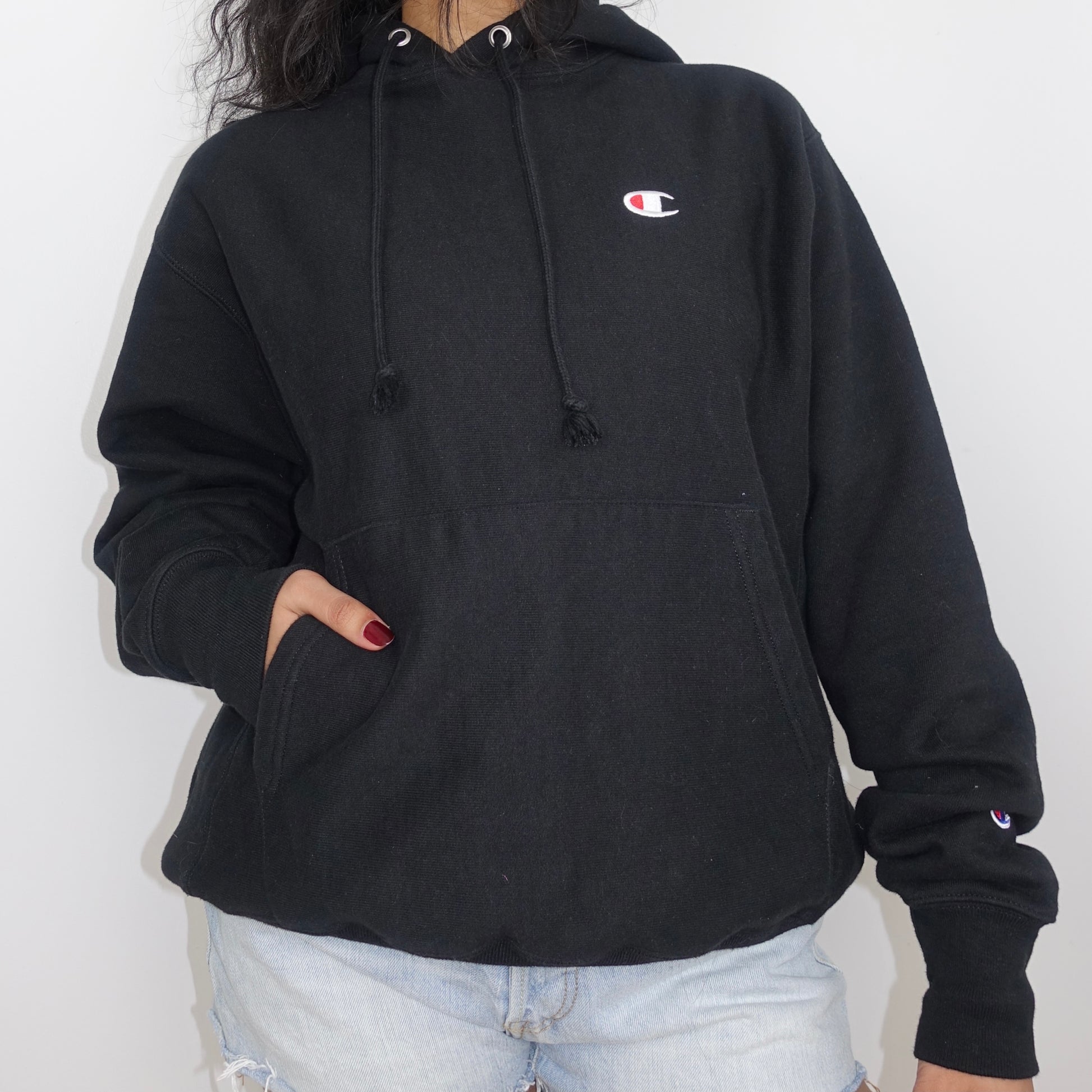 Black Champion Hoodie - Zoehify