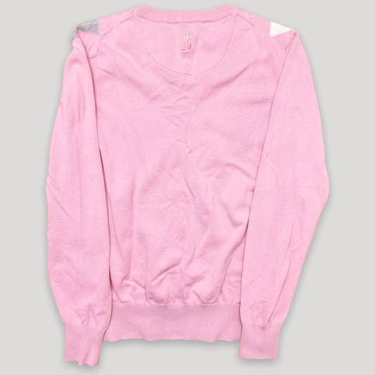 Pink Argyle Jumper - Zoehify