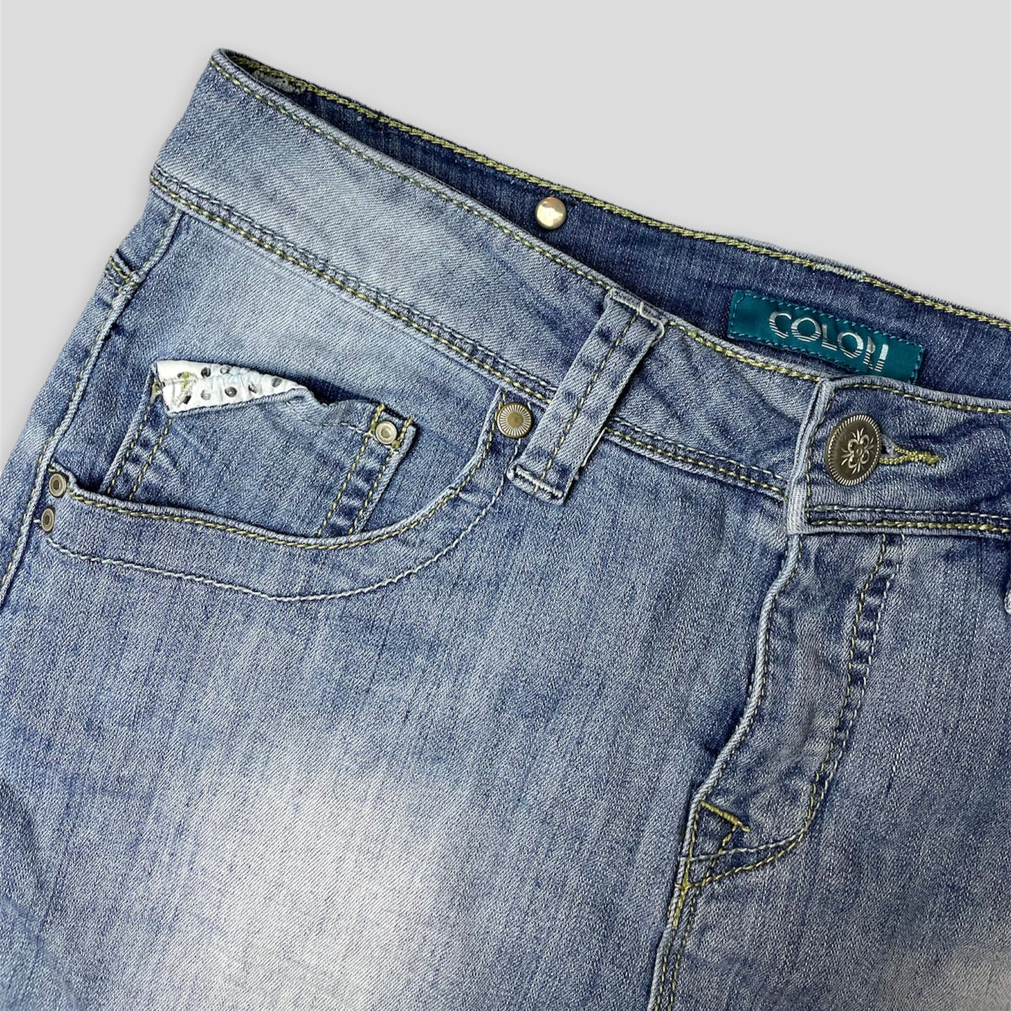 Denim Mini Skirt - Zoehify