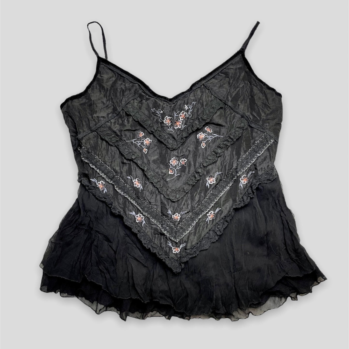 Black Floral Tank Top - Zoehify