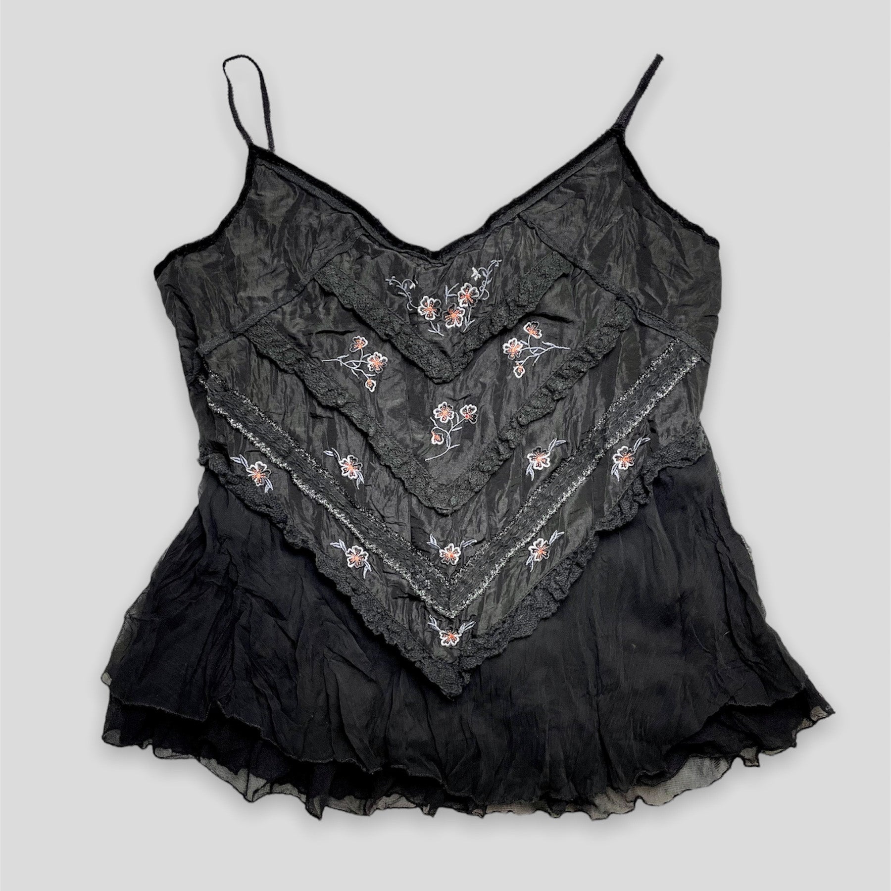 Black Floral Tank Top - Zoehify