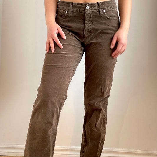 Brown Corduroy Jeans - Zoehify 