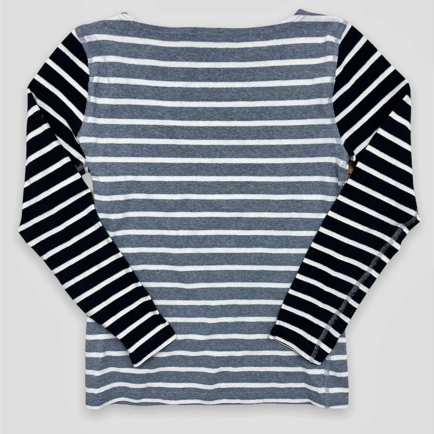 Striped Boat Neck Tee - Zoehify