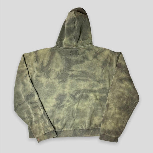 Urban Outfitters Army Green Tie Dye Hoodie - Zoehify