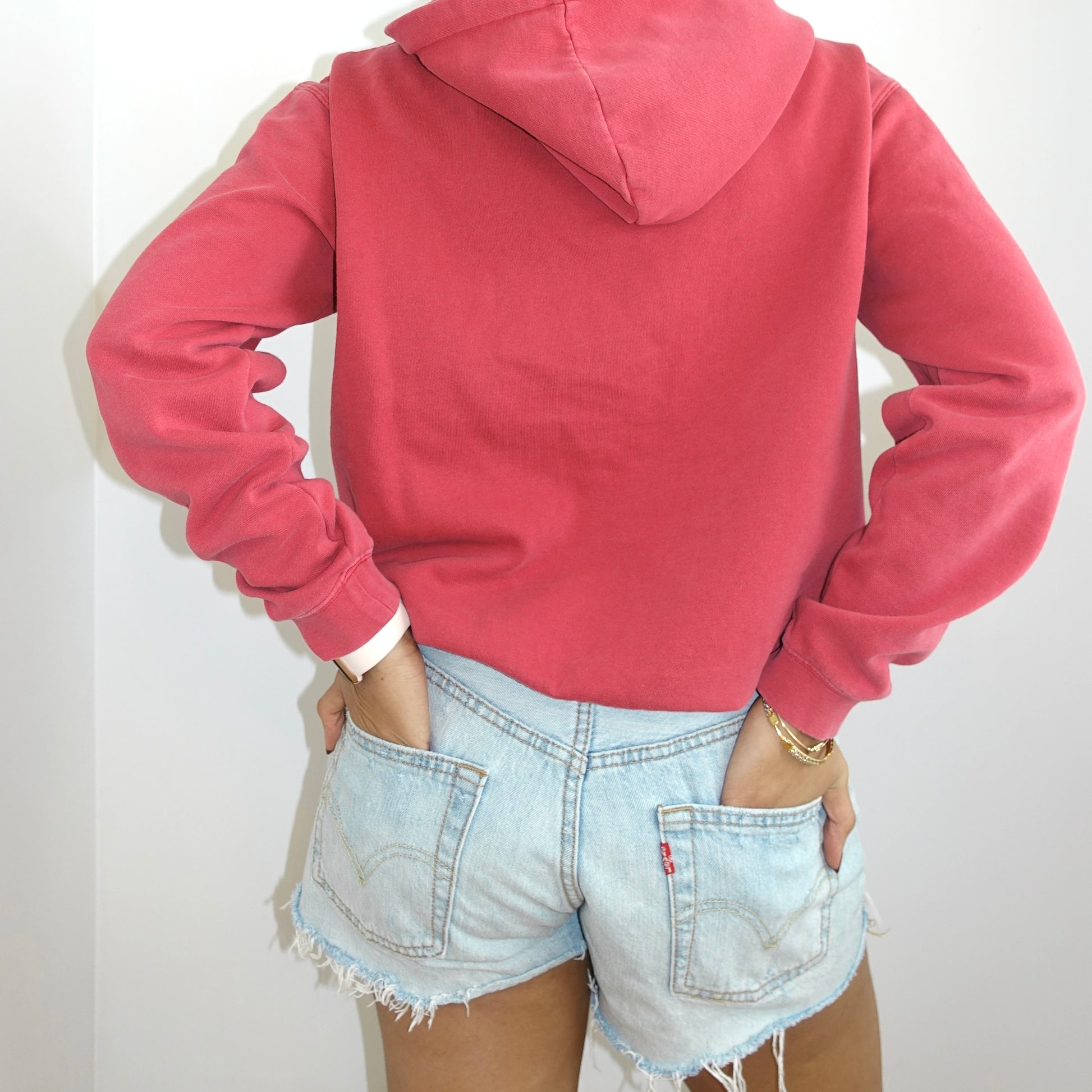 Frank and Oak Red Hoodie - Zoehify