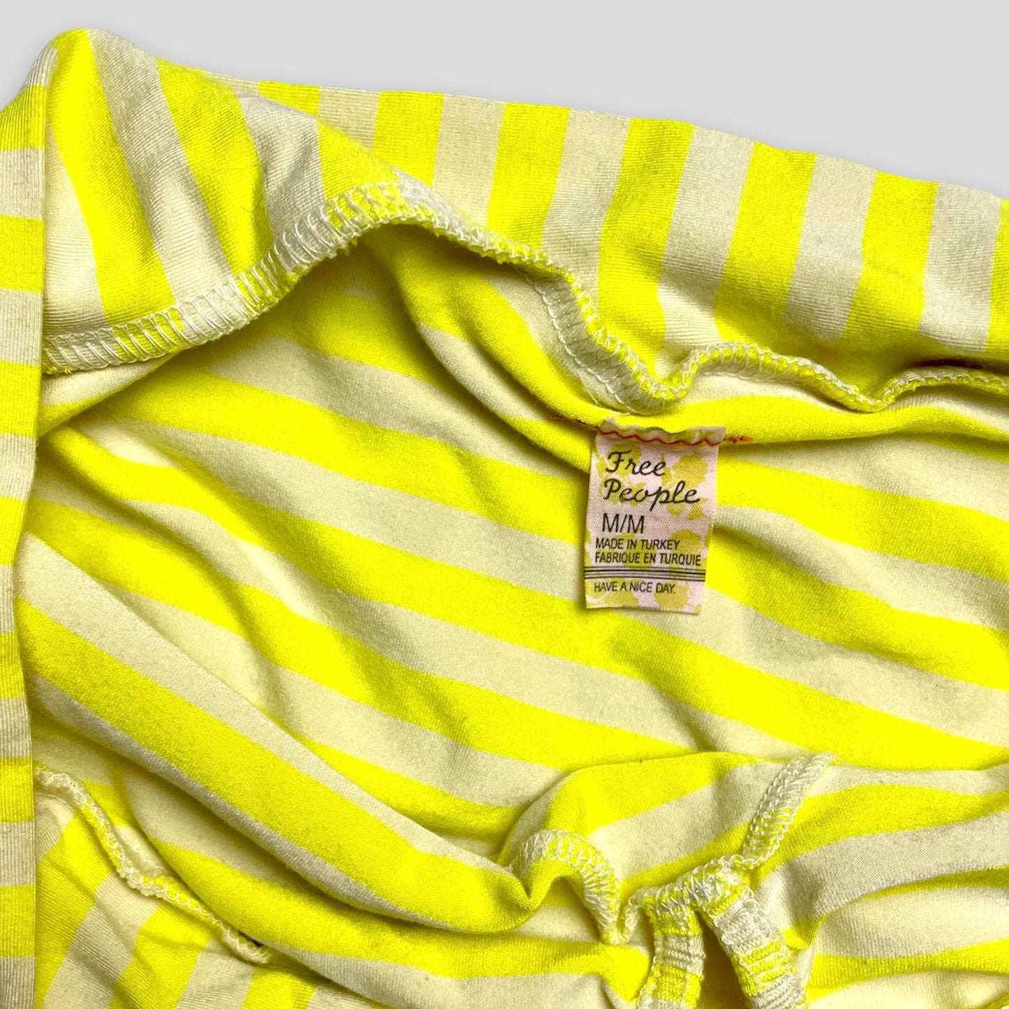 Yellow Striped Free People Bandeau - Zoehify