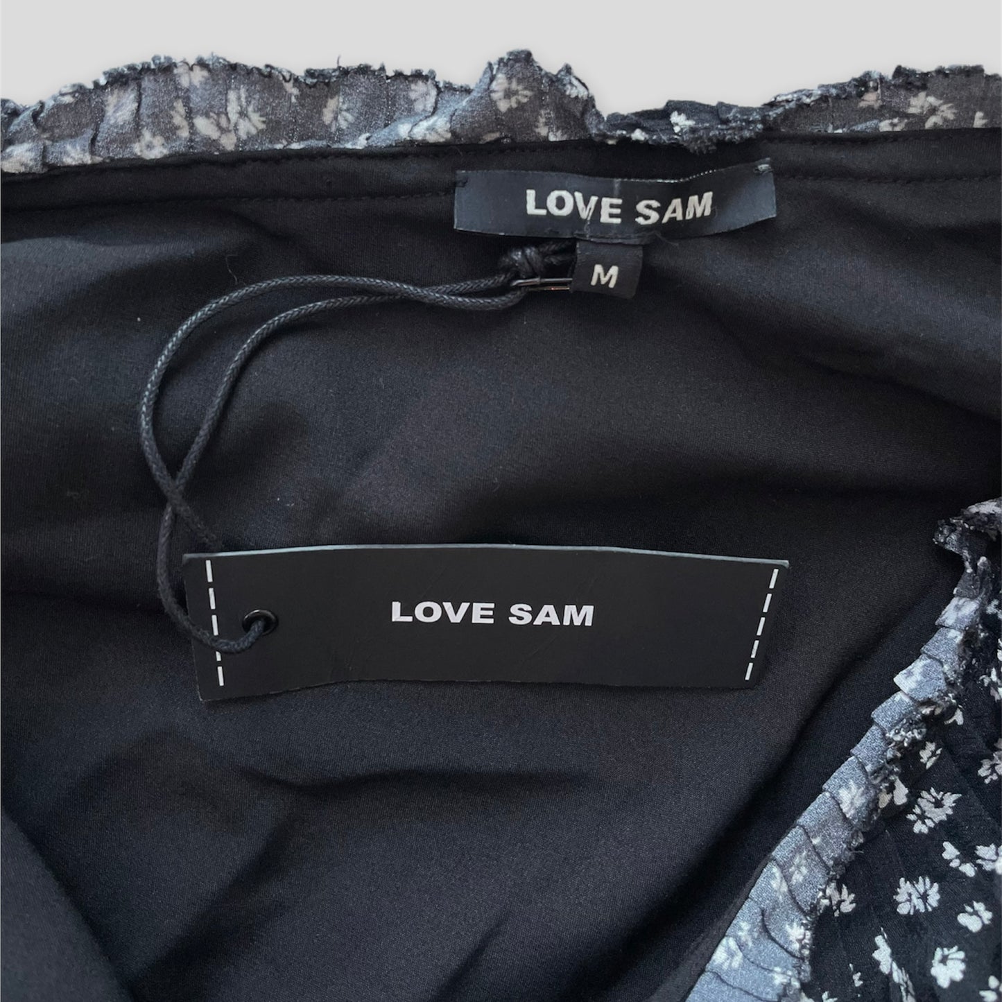 BNWT Black Love Sam One Shoulder Ruffle Tiered Dress - Zoehify