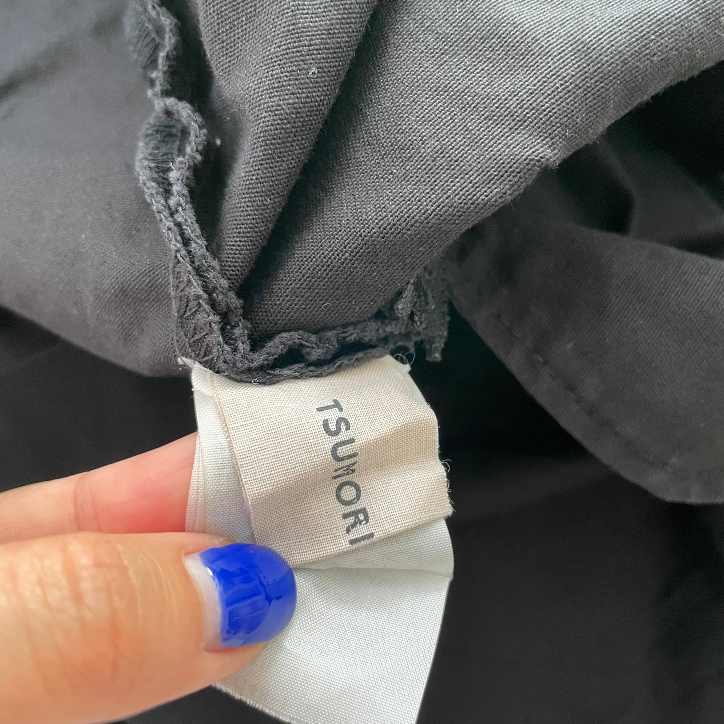 Black Tsumori Chisato Midi Skirt - Zoehify