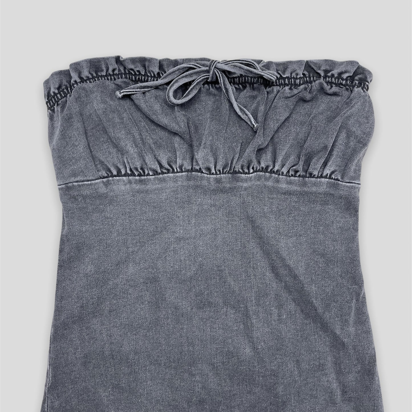 Black Denim Mini Dress - Zoehify
