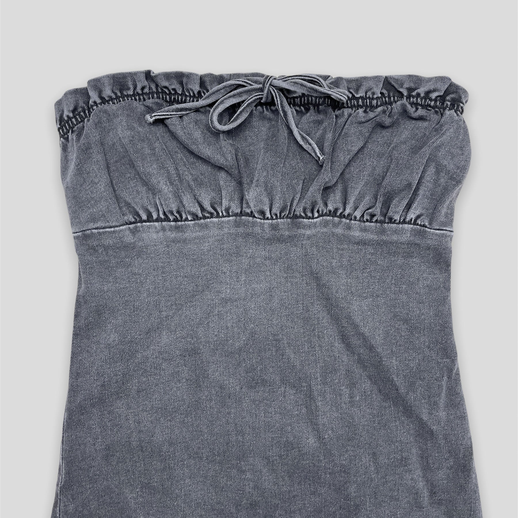 Black Denim Mini Dress - Zoehify