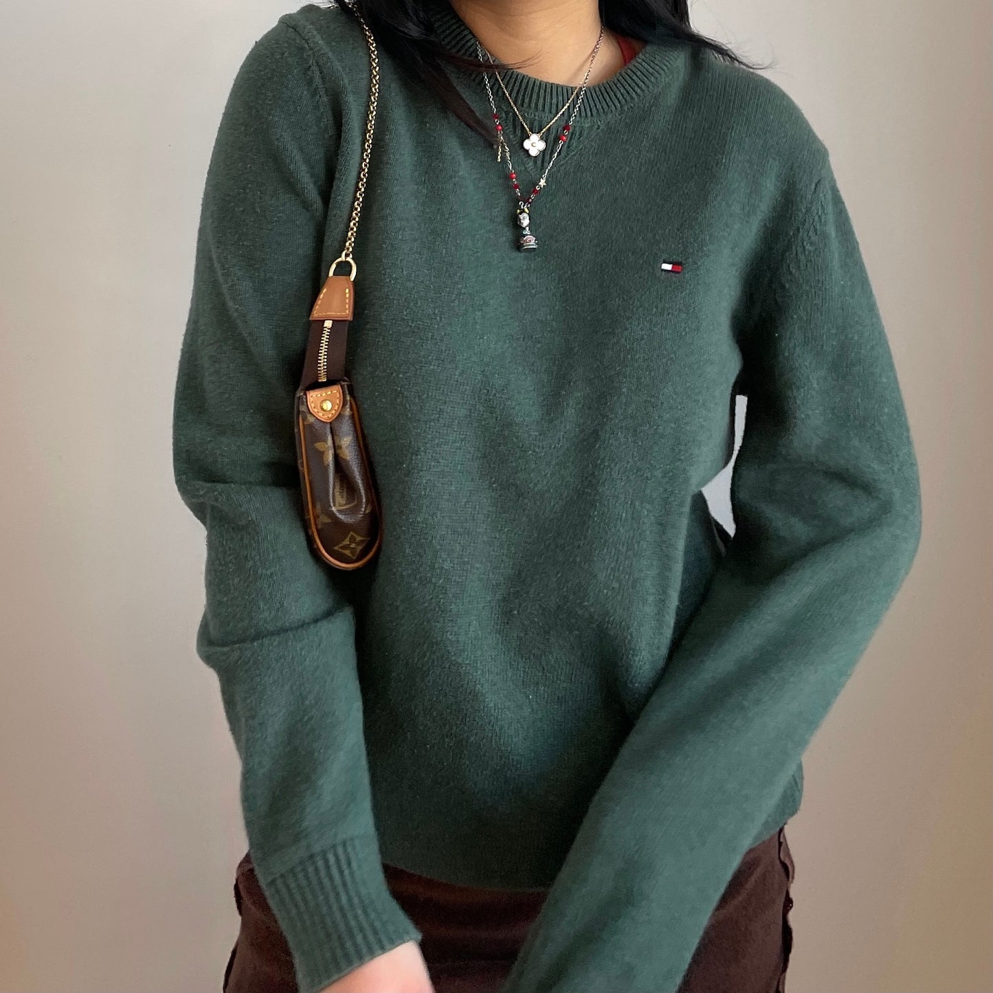 Forest Green Tommy Hilfiger Jumper - Zoehify