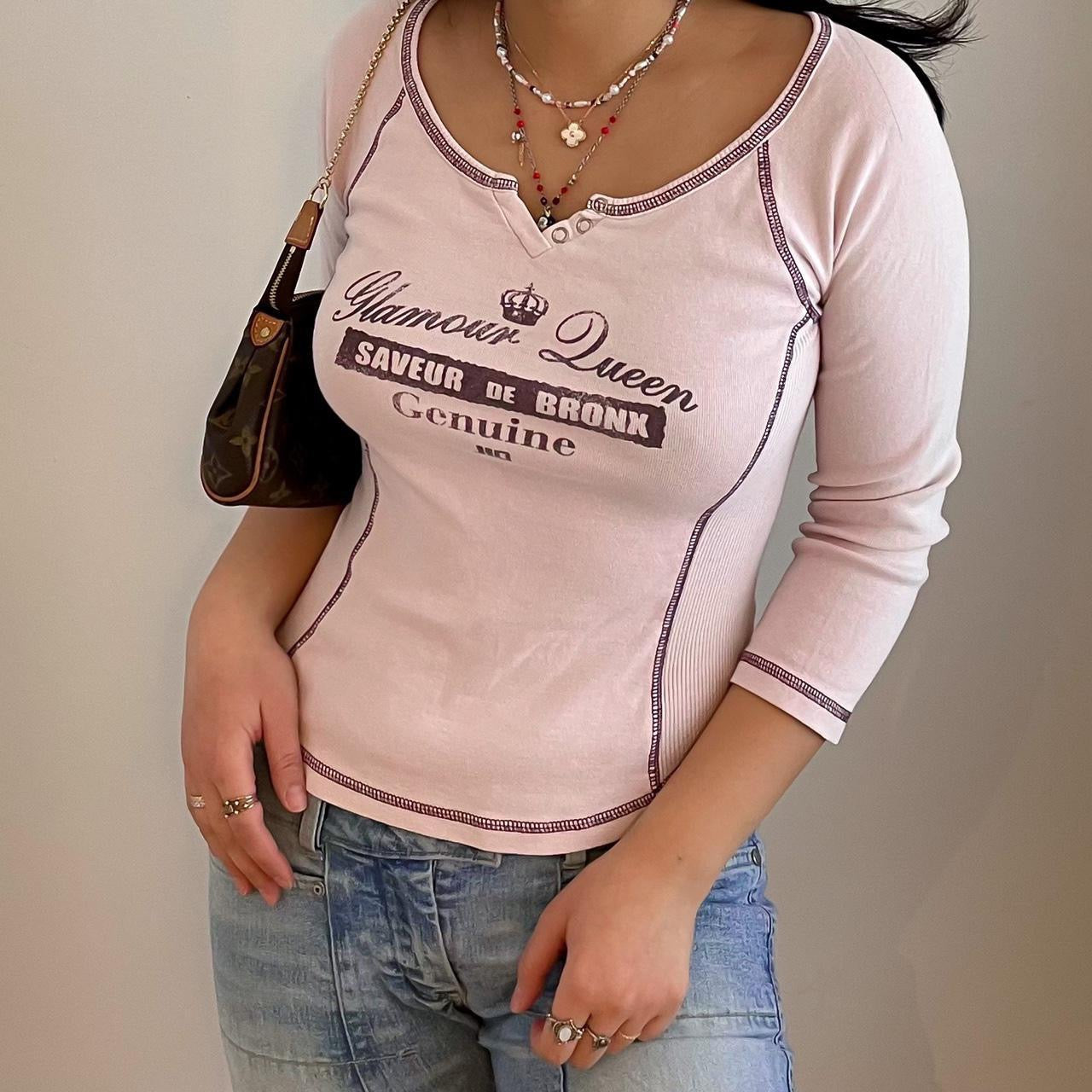 Pink Raglan Long Sleeved Tee - Zoehify