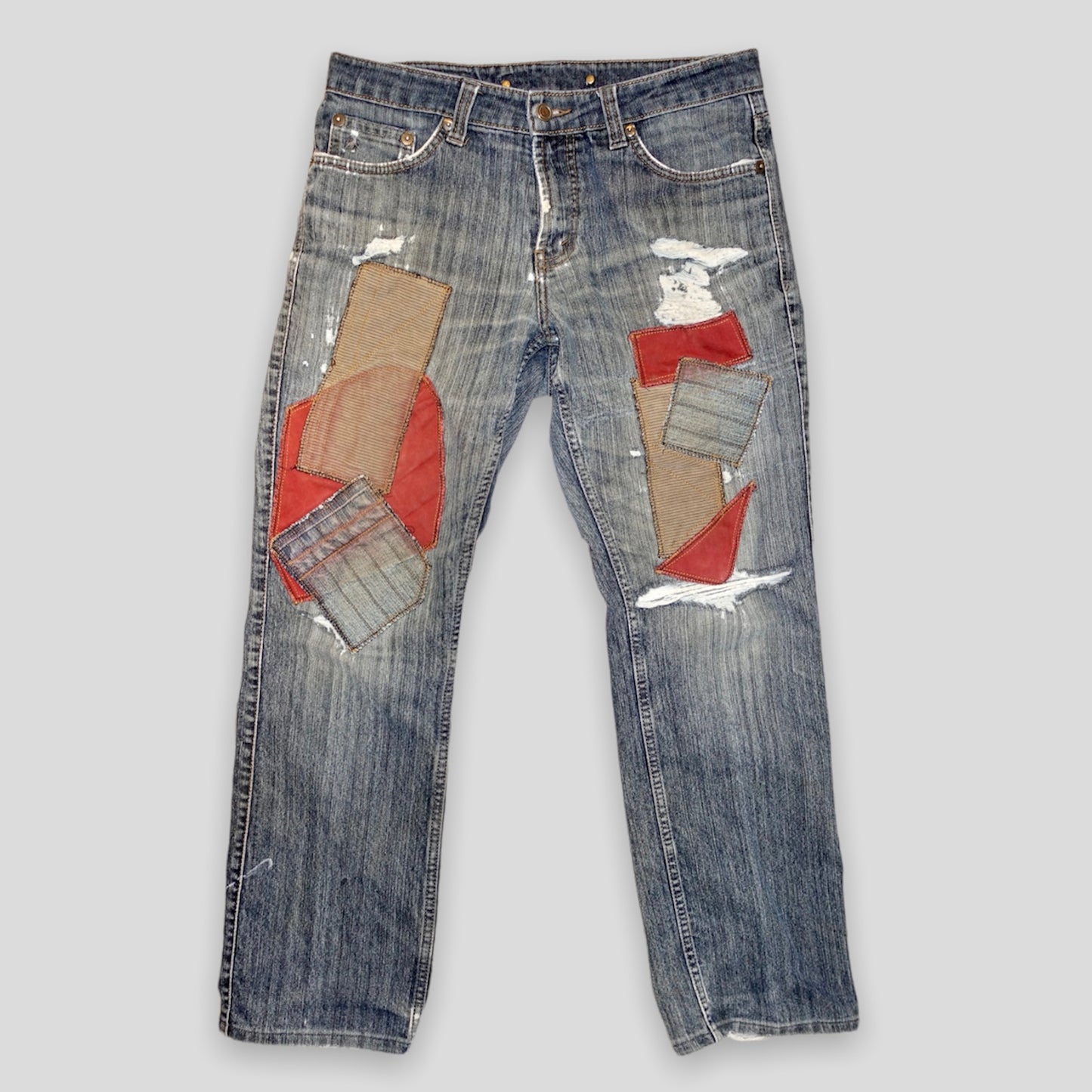 Lois Patchwork Jeans - Zoehify