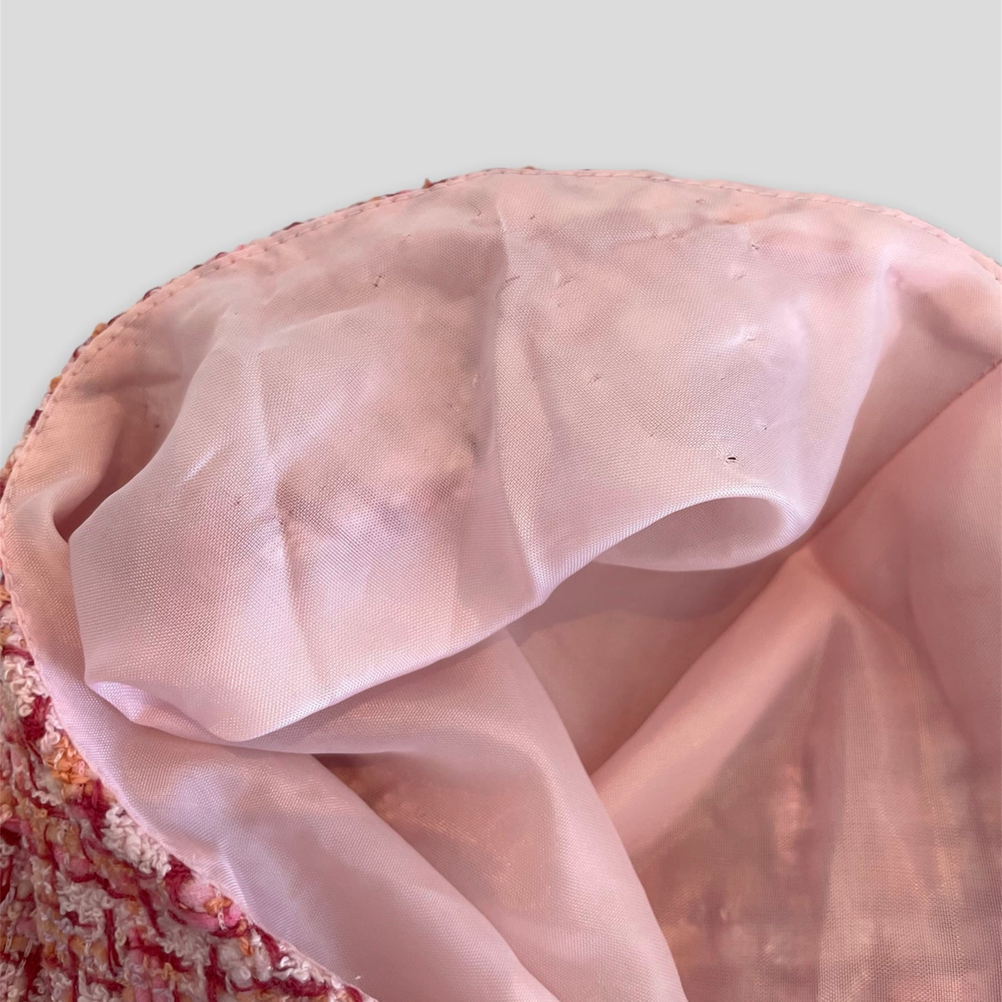 Pink Checked Tweed Skirt - Zoehify