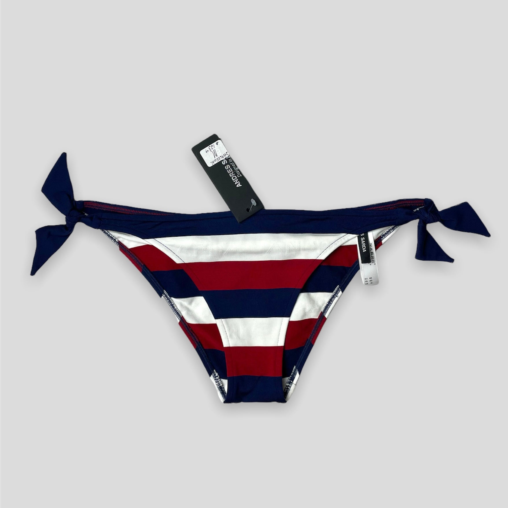 Deadstock Striped Andres Sarda Bikini Bottom - Medium – Zoehify