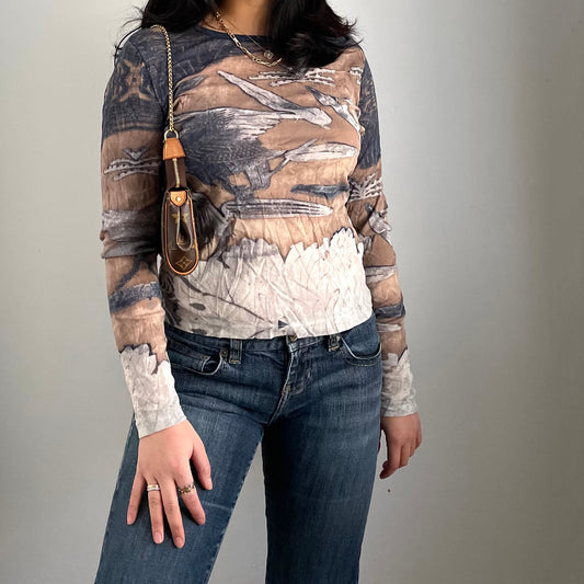 Long Sleeved Mesh Top - Zoehify