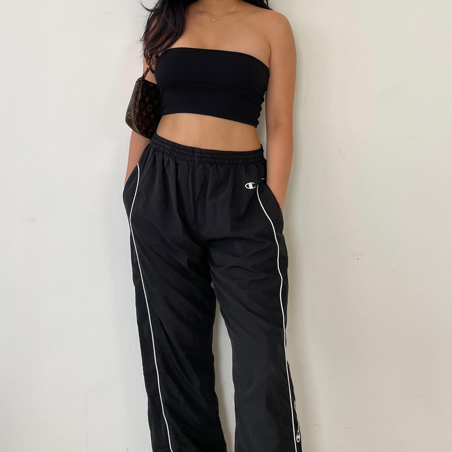 Black Champion Trackpants - Zoehify