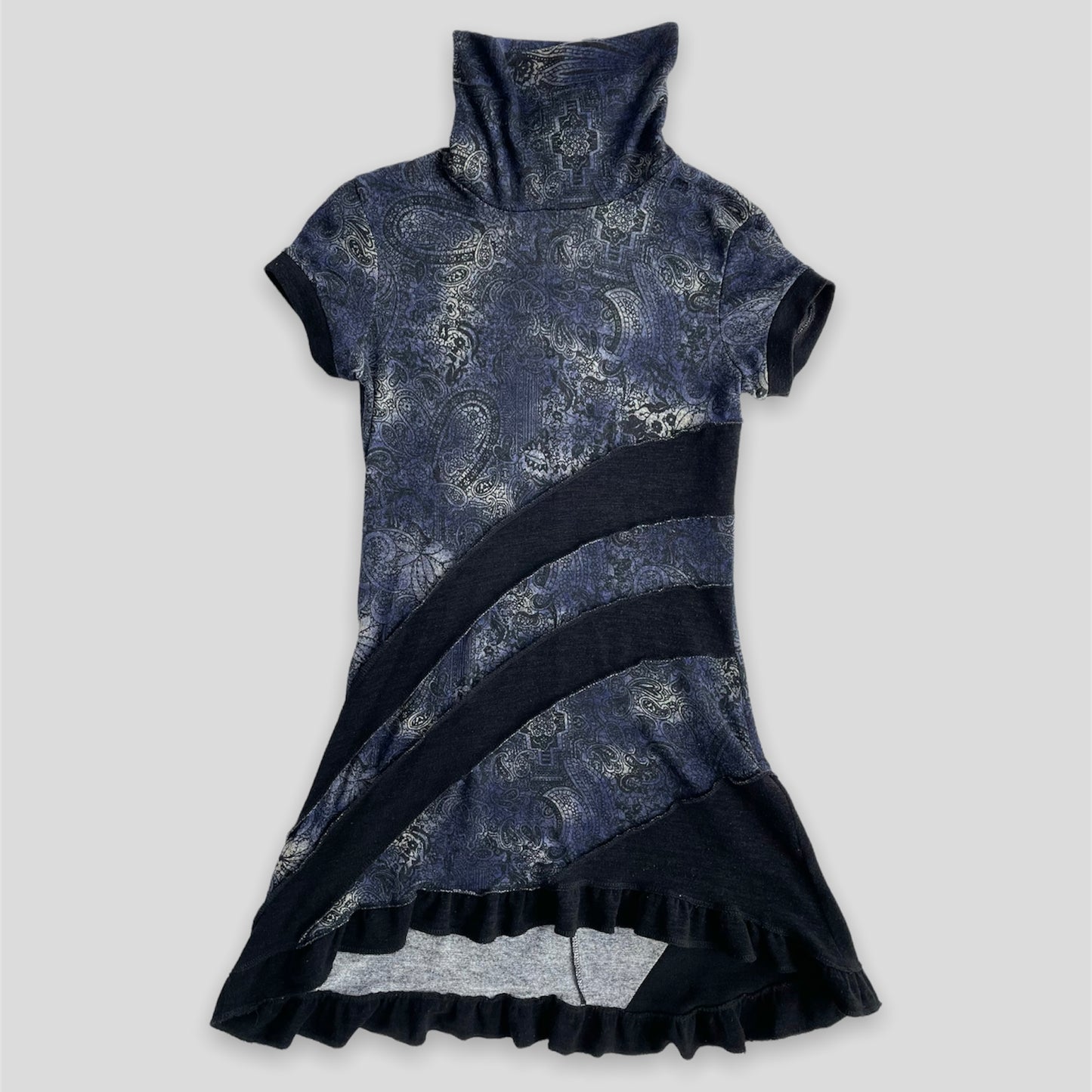 Witchy Indigo Blue Short Sleeve Tunic - Zoehify