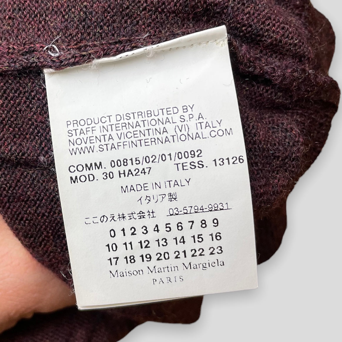 Maison Margiela Wool Jumper - Zoehify