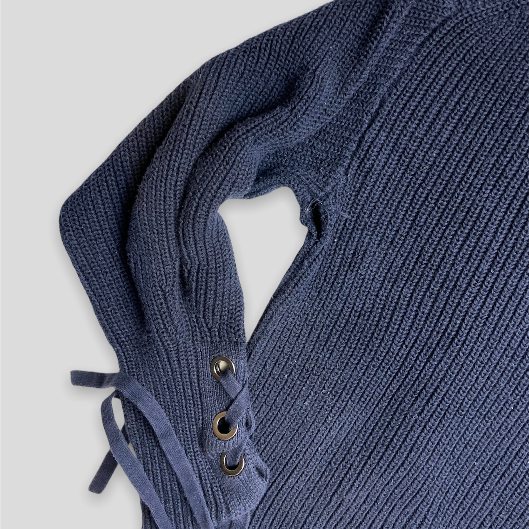 Polo Ralph Lauren Navy Knit Jumper - Zoehify