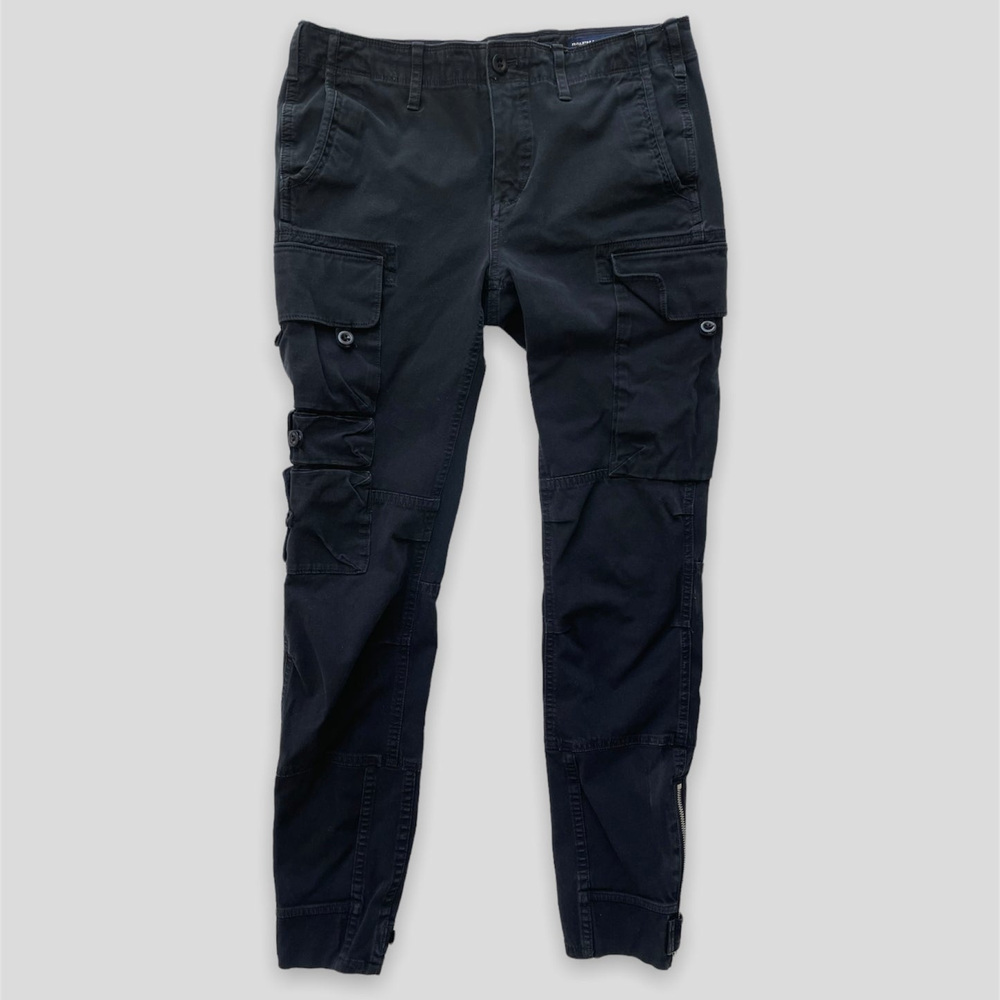 Black Ralph Lauren Low Rise Cargo Pants - Medium/W31