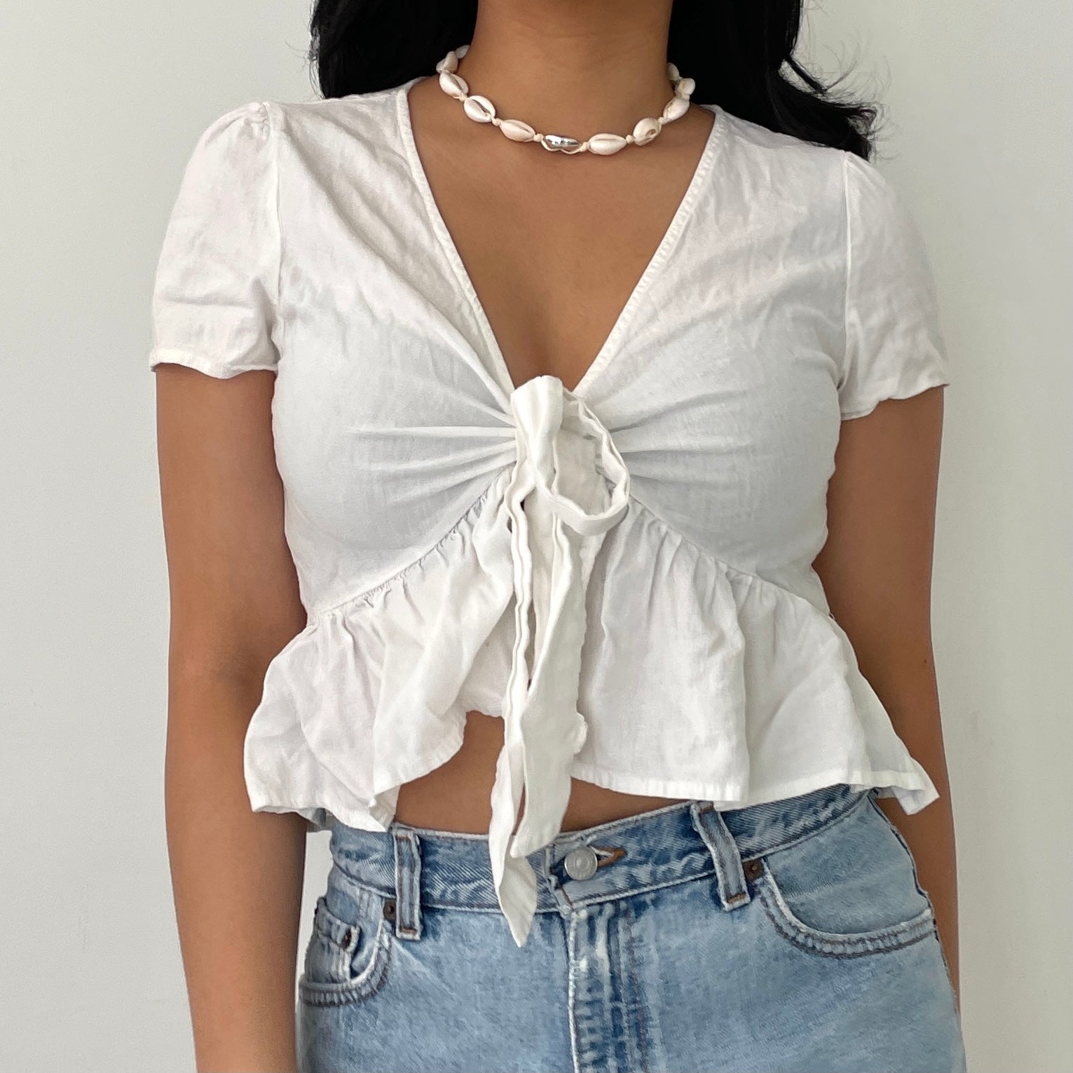 Brandy Melville Open Front Top T-Shirts
