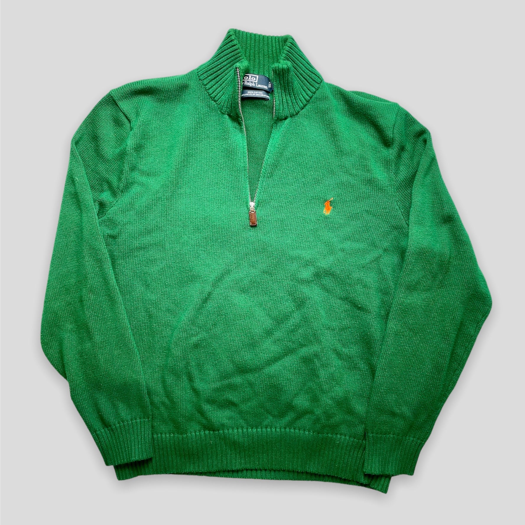 Green Ralph Lauren Quarter Zip - Zoehify