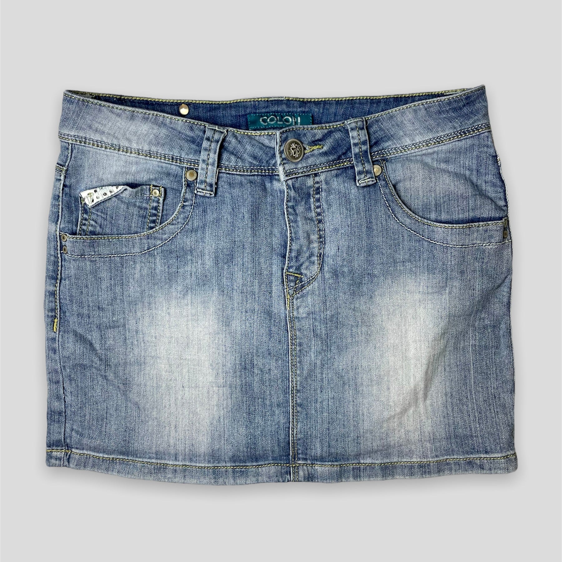 Denim Mini Skirt - Zoehify