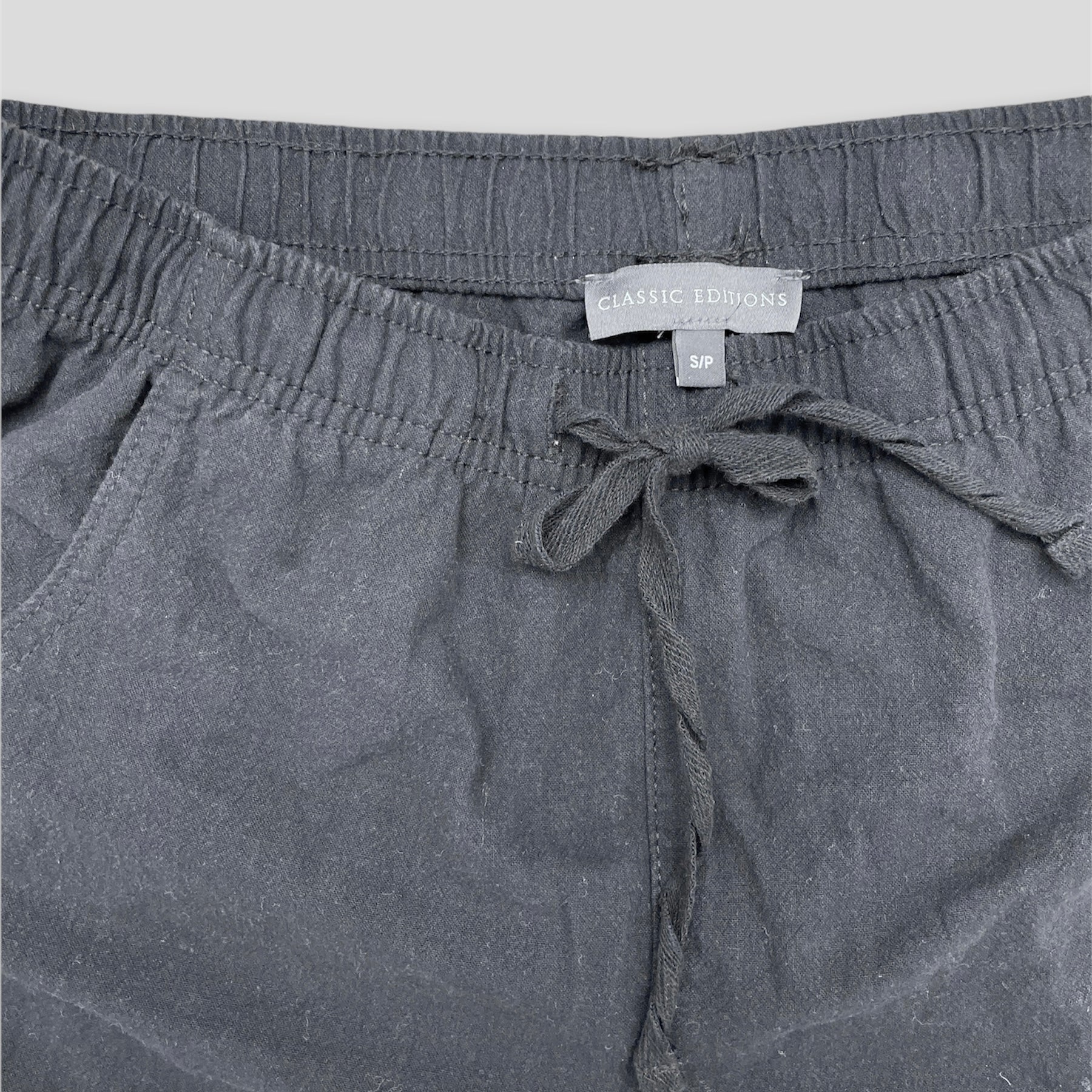 Black Linen Shorts - Zoehify