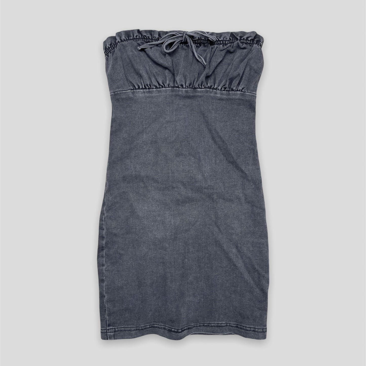 Black Denim Mini Dress - Zoehify