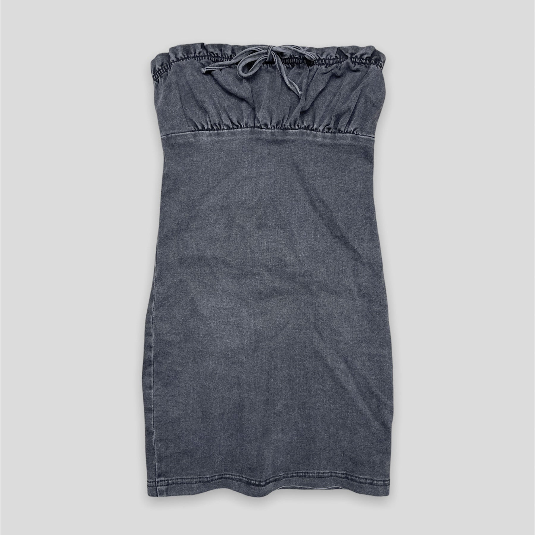 Black Denim Mini Dress - Zoehify