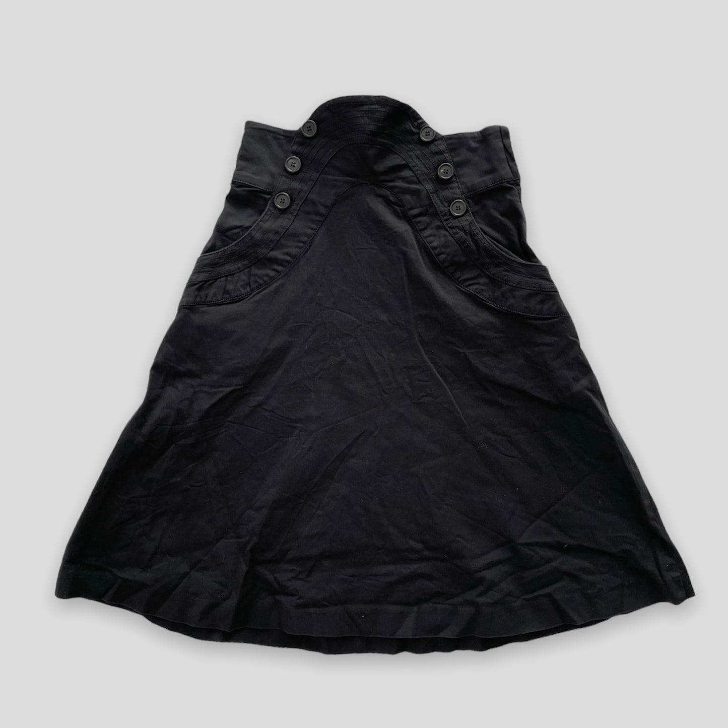 Black Tsumori Chisato Midi Skirt - Zoehify