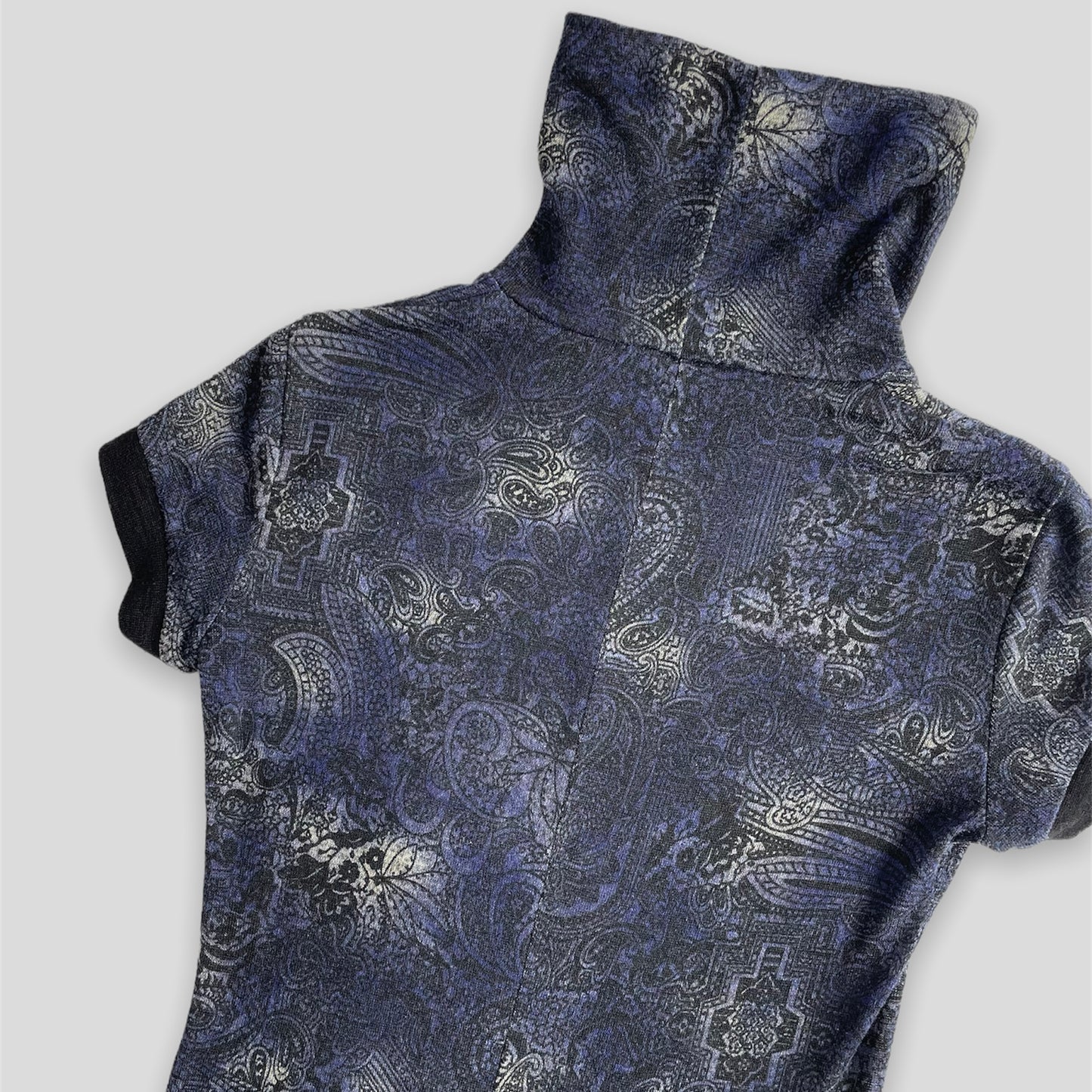 Witchy Indigo Blue Short Sleeve Tunic - Zoehify