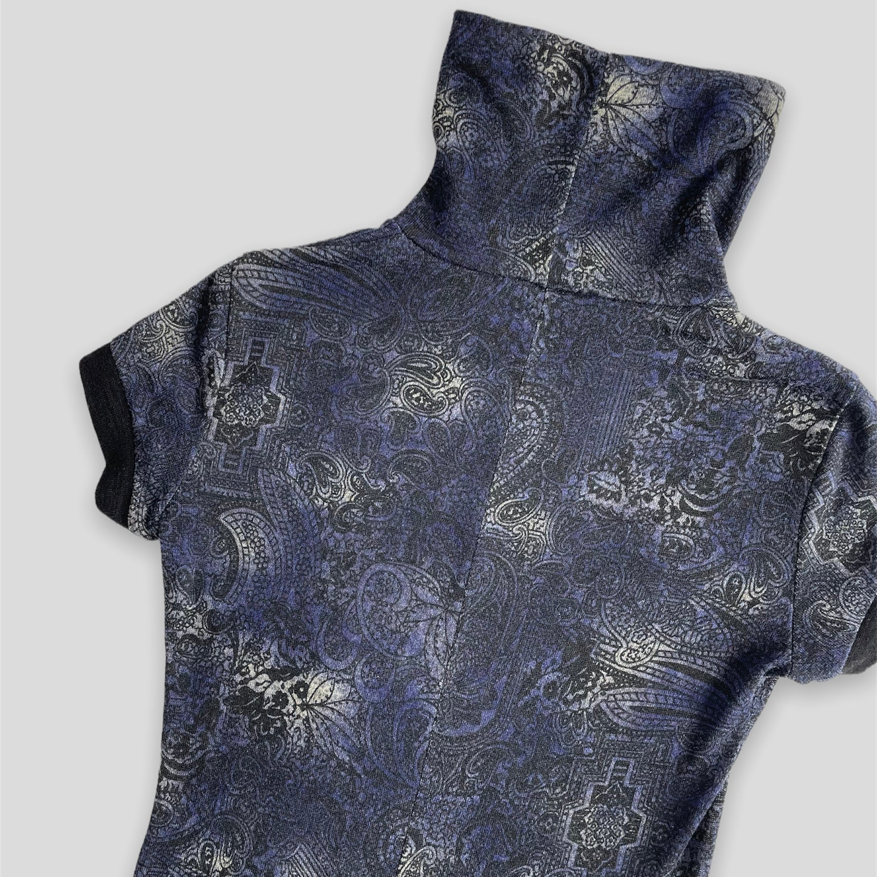 Witchy Indigo Blue Short Sleeve Tunic - Zoehify