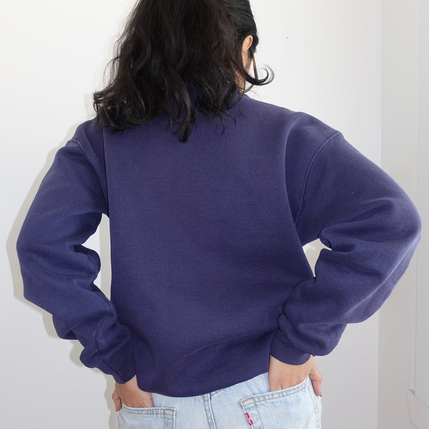 Navy Crew Neck Sweatshirt - Zoehify